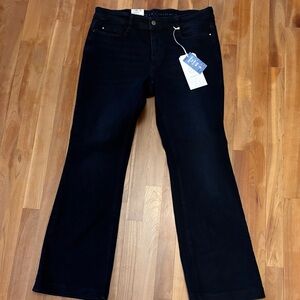 Elegant Blue -Black Dream Boot Cut Women's Jeans